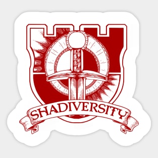 Artsy Shadiversity Sticker